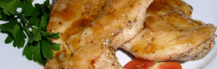 דוכן מזון חזה עוף ברוטב צ'ילי